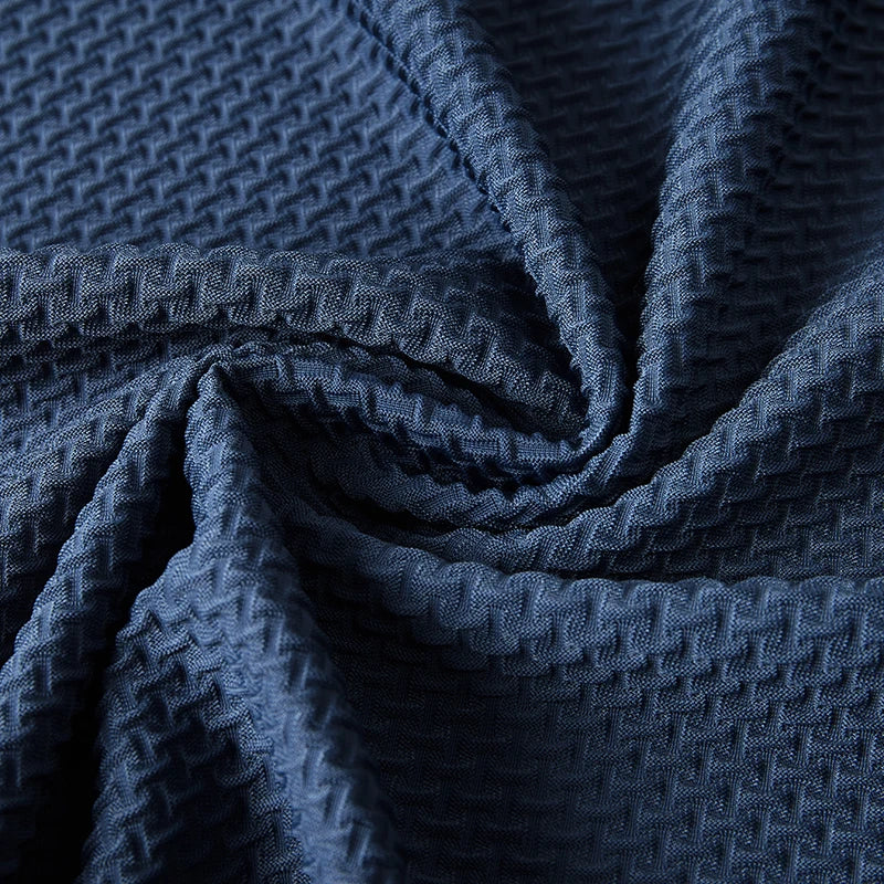 Premium Textured Short-Sleeve Polo T-Shirt