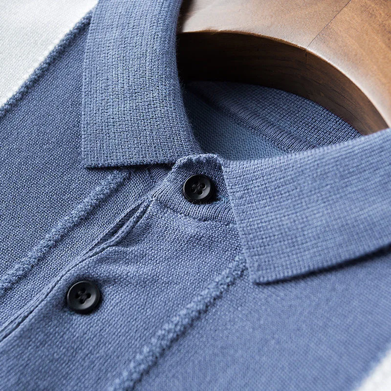 Premium Dual-Stripe Textured Polo T-Shirt