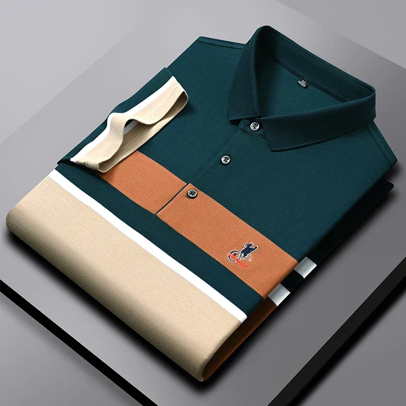 Premium Striped Casual Polo Shirt