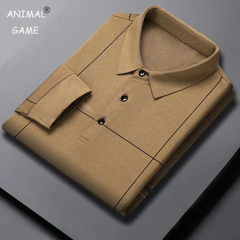 Premium Long-Sleeve Modern Polo Shirt